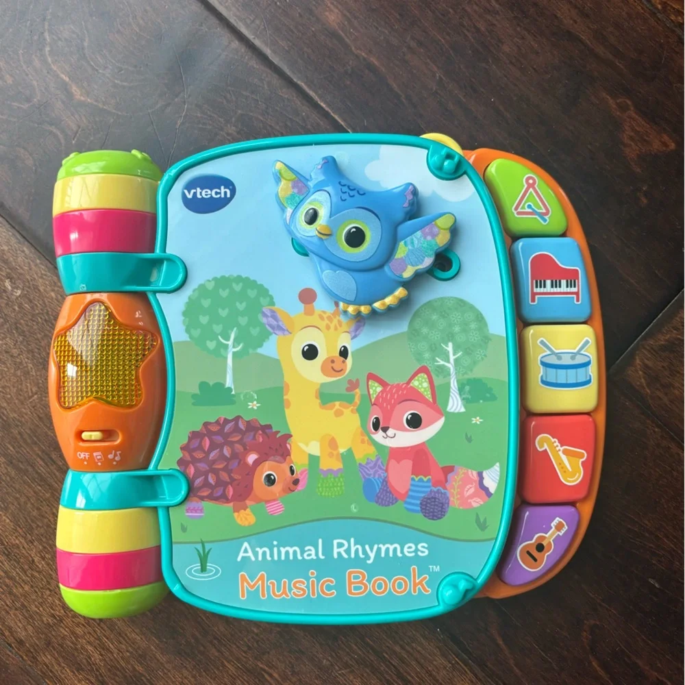 VTech Animal Rhymes Interactive Music Book - Multicolor - Picture 2 of 5